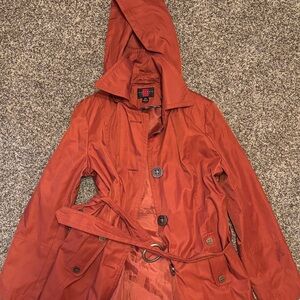 Women's Rust Jacket with Hood